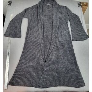 Barefoot Dreams Cozychic Lite Wrap Womens Small Gray Cardigan‎ Rag Pockets